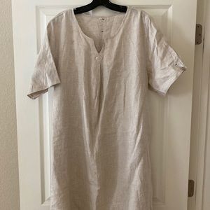 Flax linen dress